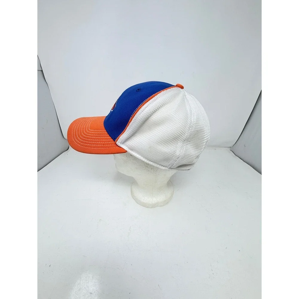 NCAA Boise State Broncos Hat Mens OSFM Orange Blue Trucker Mesh Cap Logo